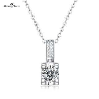 Moissanite Solitaire Necklace