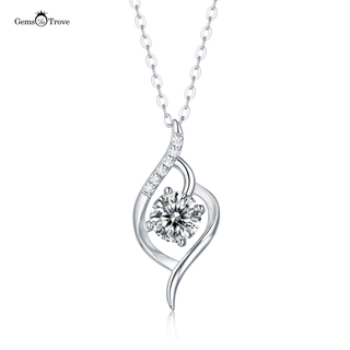 Moissanite timeless simple Pendant Necklace
