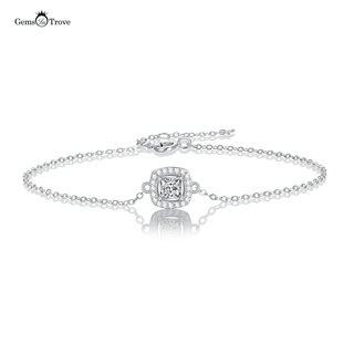 Cushion Moissanite Diamond Bracelet