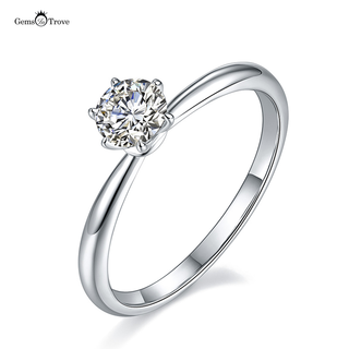 Classic Solitaire moissanite ring