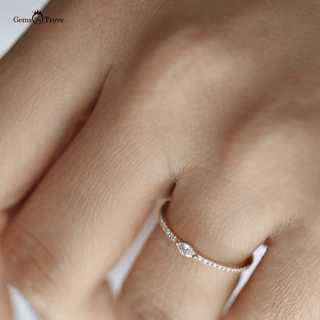 Marquise Diamond Solitaire Ring