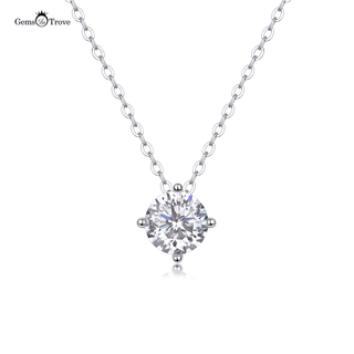 1ct Moissanite Pendant Necklace