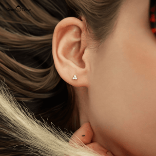 Elegant Diamond Stud Earrings