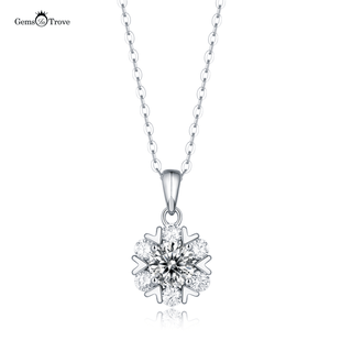 Moissanite Romantic Snowflake pendant