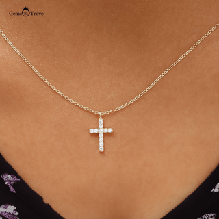 Diamond Gold Cross Pendant