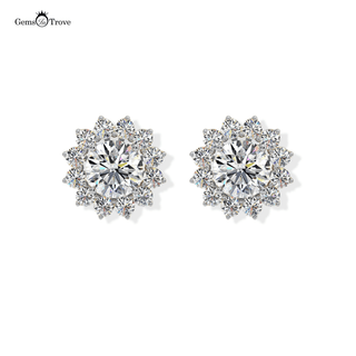 Floral Extendable Diamond Studs