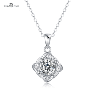 Moissanite diamond Solitaire Necklace