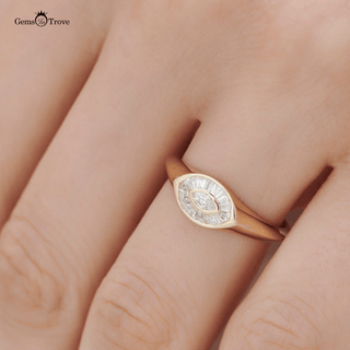 Marquise And Baguette Diamond Ring