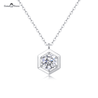 Radiant Moissanite Delight Pendant