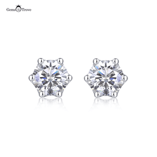 Brilliant Moissanite Stud Earrings