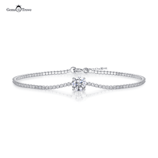 Eternal Sparkle Round Moissanite Bracelet