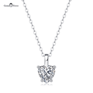 Heart Cut Moissanite Necklace