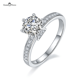 Classic Retro Moissanite Diamond ring