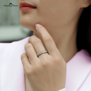 Dazzling Bezel Eternity Band