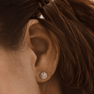 Cluster Illusion Set Diamond Earrings