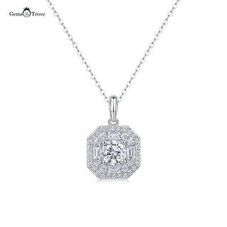 Aurora Charm Moissanite Pendant