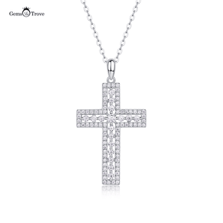 Brilliant Moissanite Cross Pendant