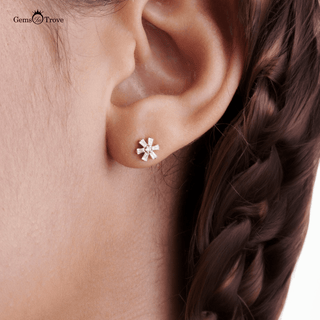 Sparkling Star Diamond Earrings