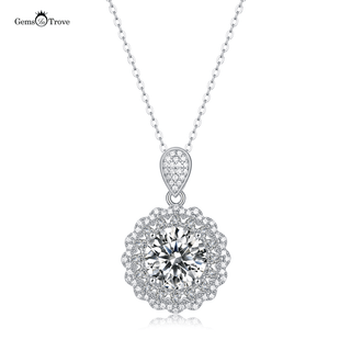 Heart Of Sun Moissanite Necklace