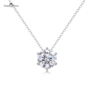 Elegant Moissanite Pendant Necklace