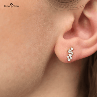 Cascading Diamond Earrings