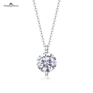 Elegant Moissanite Solitaire Pendant