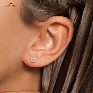 Illusion Setting Diamond Studs