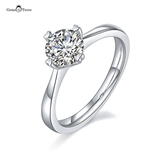 Classic 4 prong Moissanite Ring