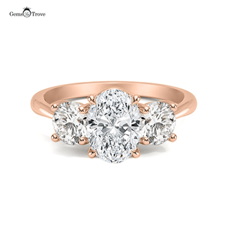 Oval Trio of Elegance Ring