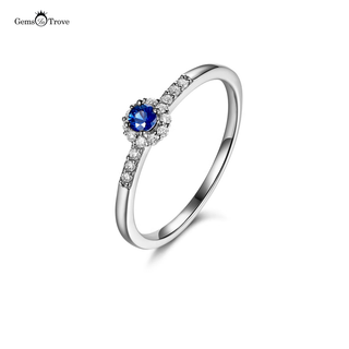 Sapphire Promise Ring Diamond Band