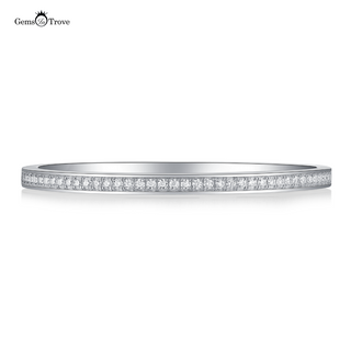 Moissanite Bezel Bangle