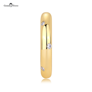 Moissanite Wedding Band