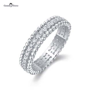 Elegant Moissanite Diamond Eternity Band