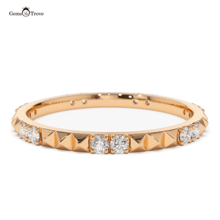 Pyramid Design Diamond Ring