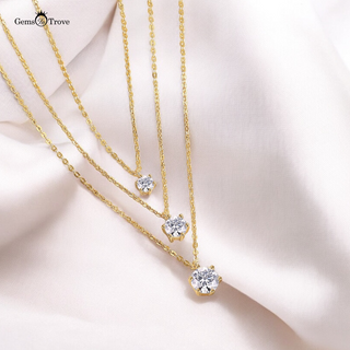 6-Prong Moissanite Necklace