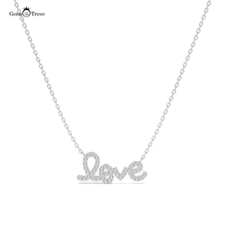 Diamond Love Pendant Necklace