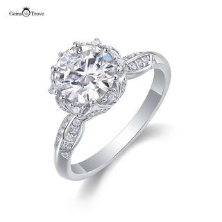 Luminous Moissanite Treasure Ring
