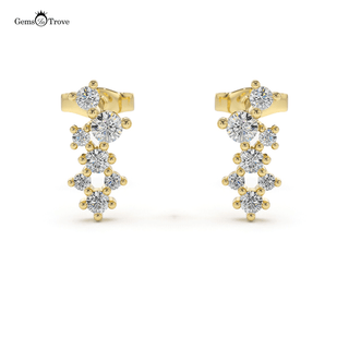 Cascading Diamond Earrings