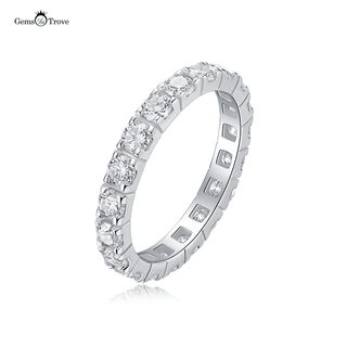 Elegant Moissanite Eternity Ring