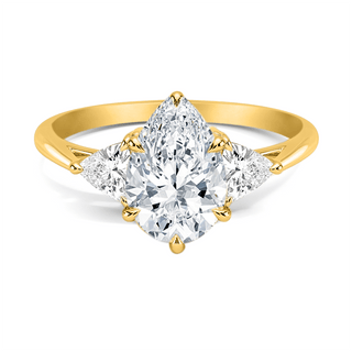 Pear Trio of Radiance Ring