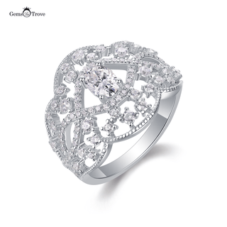 Dazzling Moissanite Symphony Ring