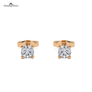 Elegant Diamond Prong Earrings