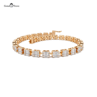 Illusion Diamond Tennis Bracelet