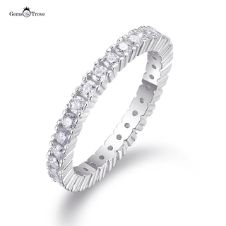 Dazzling Moissanite Eternity Band