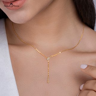 Snake Necklace Moissanite