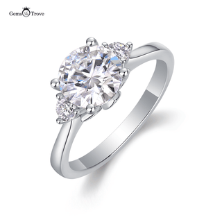 Concealed Brilliance Moissanite Ring