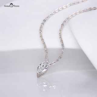 Classic Moissanite Marquise Necklace