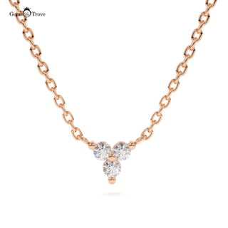 Trio Diamond Gold Pendant