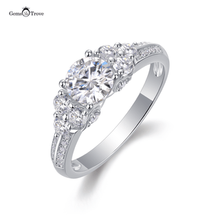 Brilliant Moissanite Statement Ring