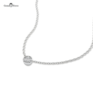 Classic Solitaire Diamond Necklace